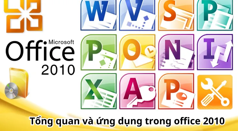 Hướng Dẫn Cài Đặt và Tải Office 2010 Dễ Dàng Nhất 2 Một số ứng dụng nôi bật của bộ Office 2010.