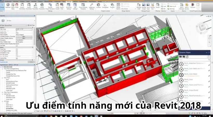 Ưu điểm tính năng mới của Revit 2018.