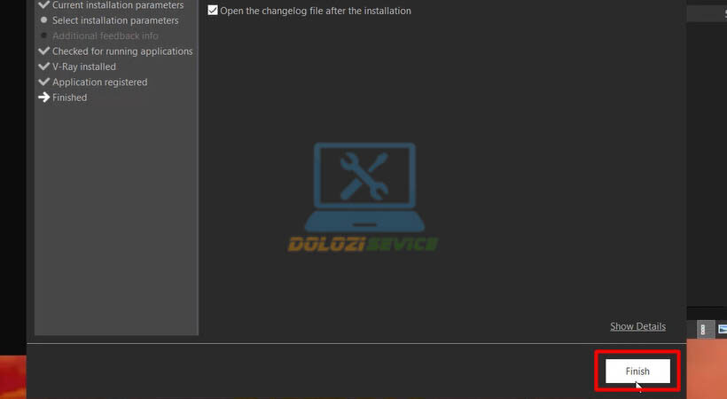 Hoàn tất cài đặt