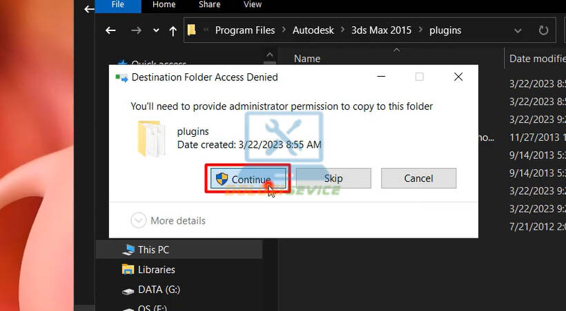 Hướng Dẫn Cài Đặt Vray cho 3ds Max 2015 - Tải Ngay! 17 Chọn continue