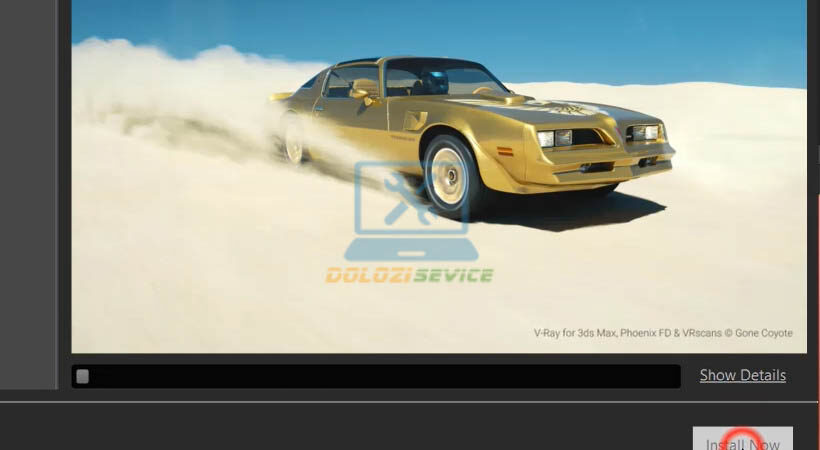 Chờ phần mềm được cài đặt.