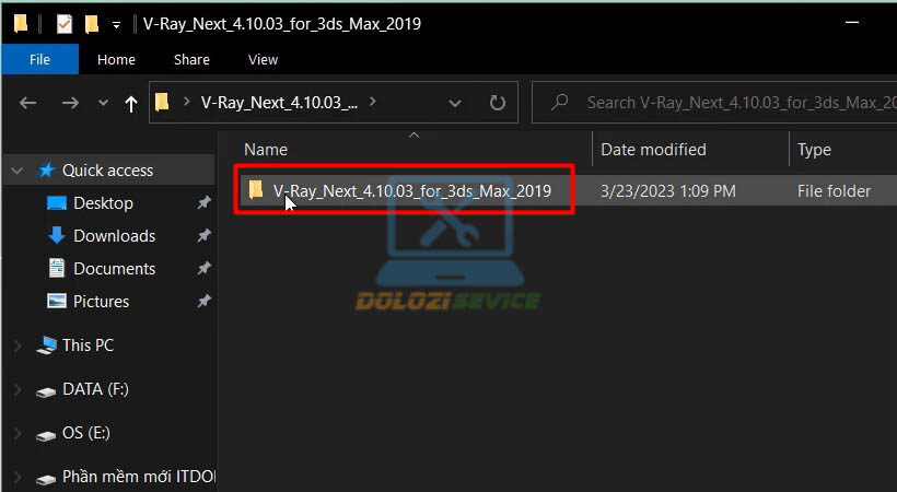 Mở file cài đặt