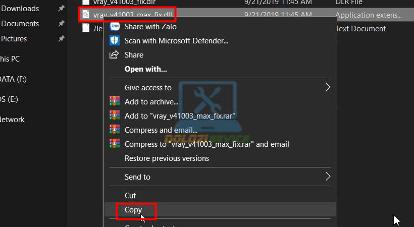 Hướng dẫn cài đặt Vray for 3ds Max 2020 và tải phần mềm miễn phí 18 Tiếp tục sao chép file Vray for 3ds max 2020