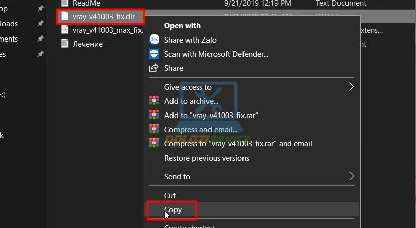 Hướng dẫn cài đặt Vray for 3ds Max 2020 và tải phần mềm miễn phí 14 Copy file Vray for 3ds max 2020