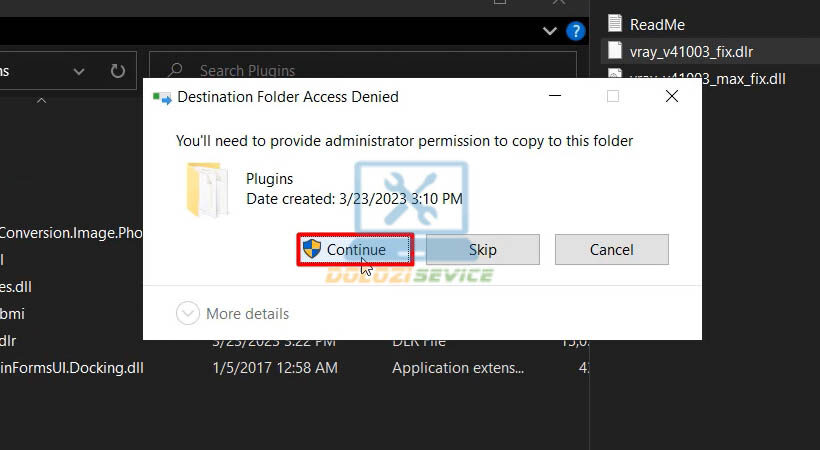 Hướng dẫn cài đặt Vray for 3ds Max 2020 và tải phần mềm miễn phí 17 Nhấn Continue Vray for 3ds max 2020