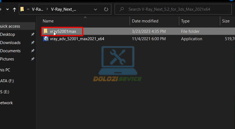 Hướng Dẫn Cài Đặt Vray for 3ds Max 2021 Đầy Đủ và Chi Tiết 9 Mở file kích hoạt