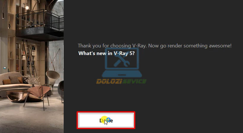 Cách Cài Đặt Vray for 3ds Max 2022 và Tải Phần Mềm Miễn Phí 11 Chọn Done