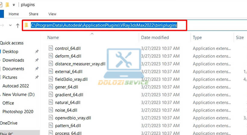 Cách Cài Đặt Vray for 3ds Max 2022 và Tải Phần Mềm Miễn Phí 18 Mở vị trí file